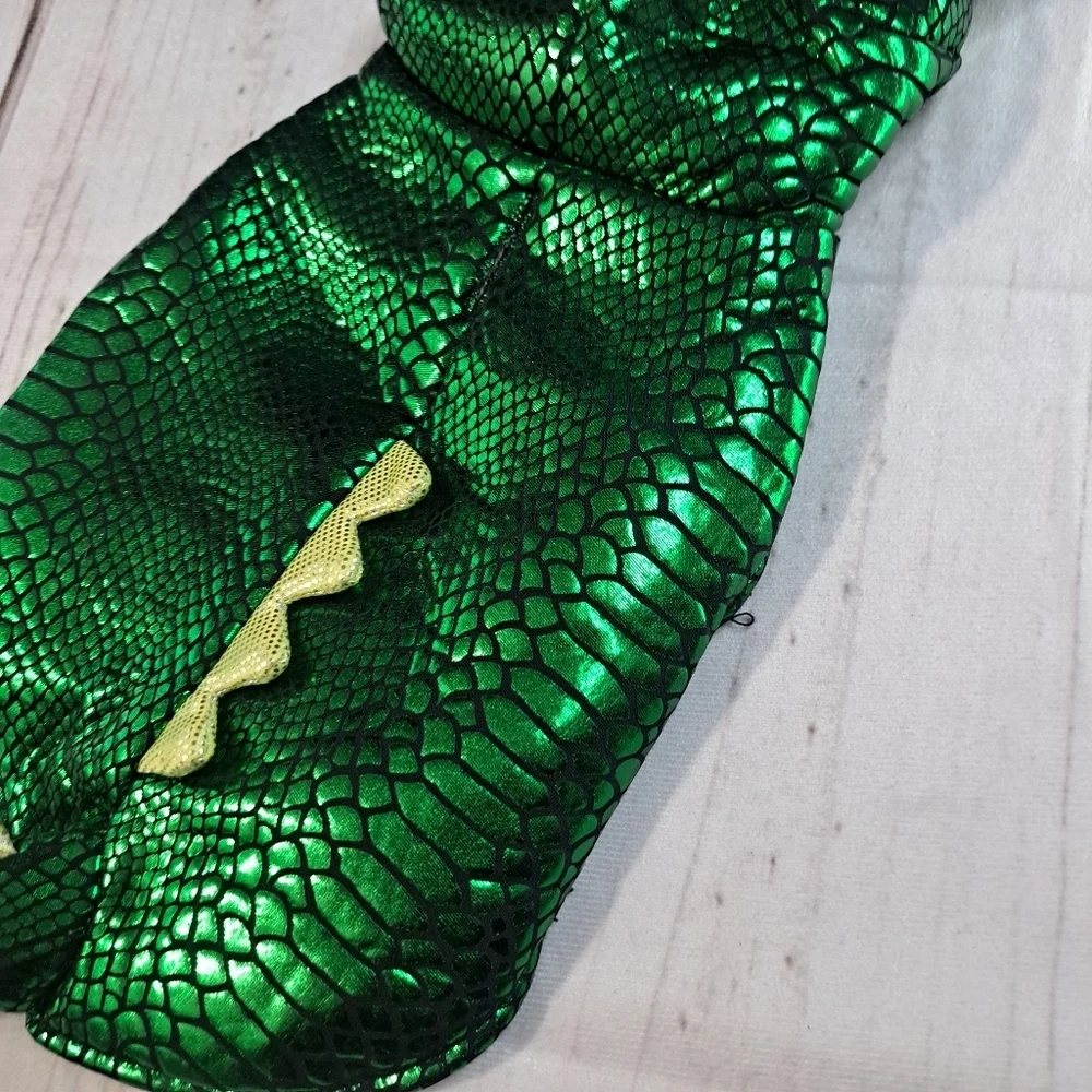 Green Dragon Costume for Pets Size XS/S